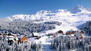 Three Valley Ski resort in France
