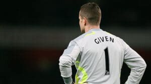 Shay Given playing for Newcastle