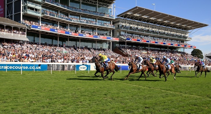 Action from York Racecourse