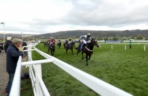 Horses in action at the Cheltenham Festival of racing
