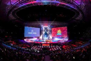 The stage for the 2020 League of Legends World Championships