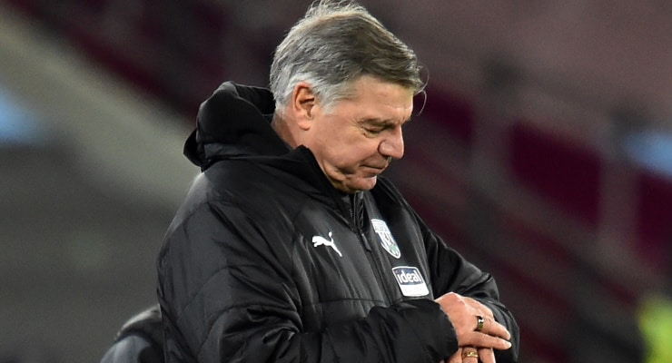 The clock is ticking on West Brom boss Sam Allardyce's survival hopes