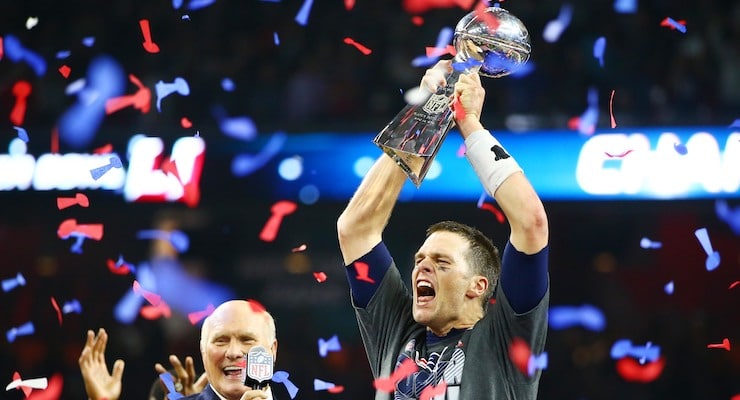 Tom Brady is looking to win his seventh Super Bowl title on Sunday.