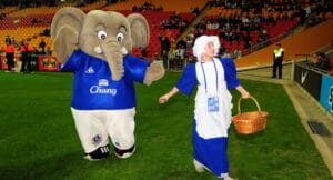 Everton's Chang the Elephant