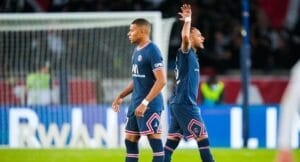Paris Saint-Germain stars Kylian Mbappe and Neymar