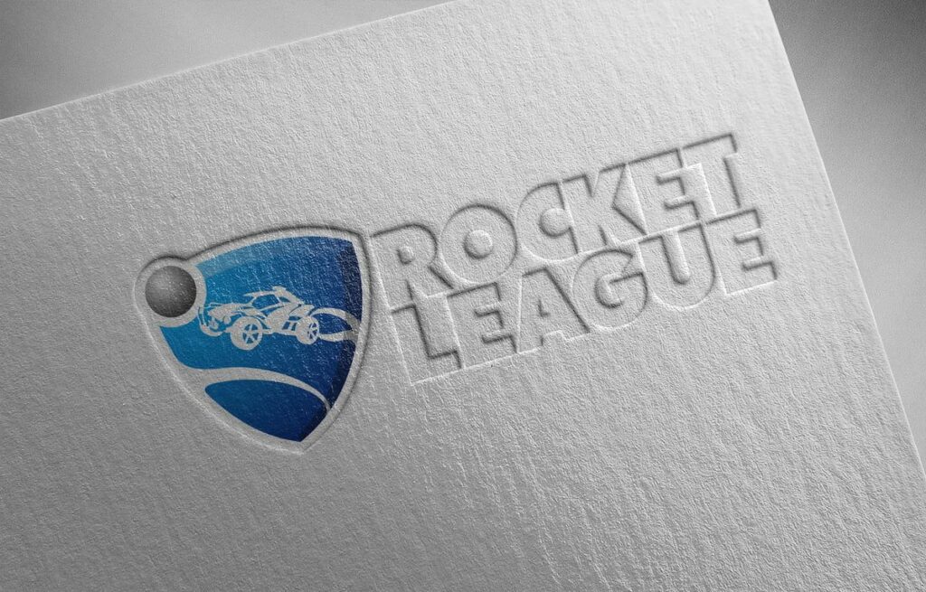 Rocket League logo.