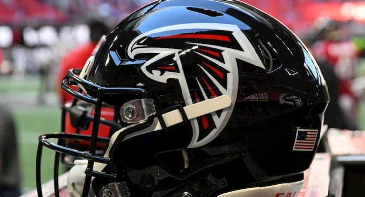 Atlanta Falcons football helmet