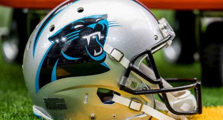 Carolina Panthers NFL helmet
