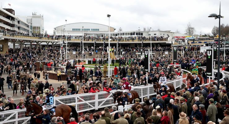 Crowds at Cheltenham ahead of the Supreme Novices' Hurdle