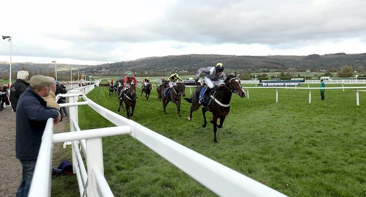 Horses in action at the Cheltenham Festival of racing