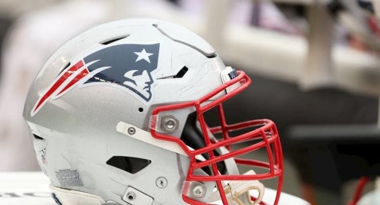 New England Patriots NFL helmet