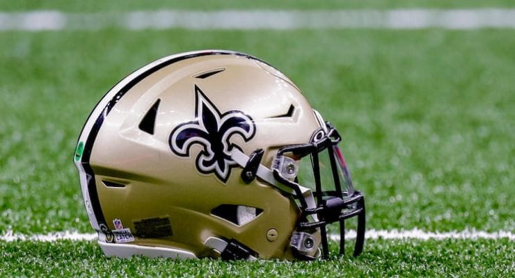 New Orleans Saints NFL helmet