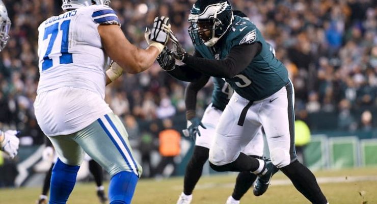 Dallas Cowboys and Philadelphia Eagles in action in the NFL