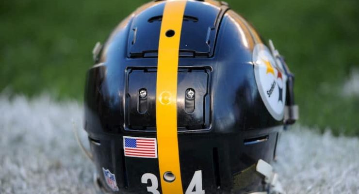 Pittsburgh Steelers football helmet