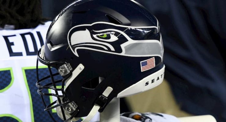 Seattle Seahawks NFL helmet