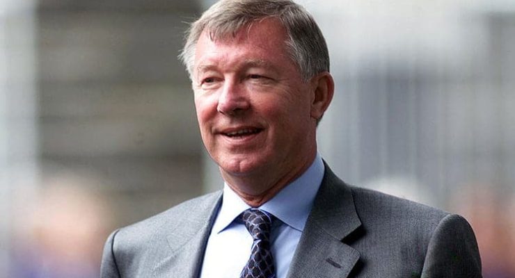 Sir Alex Ferguson was manager of Manchester United for their treble-winning season