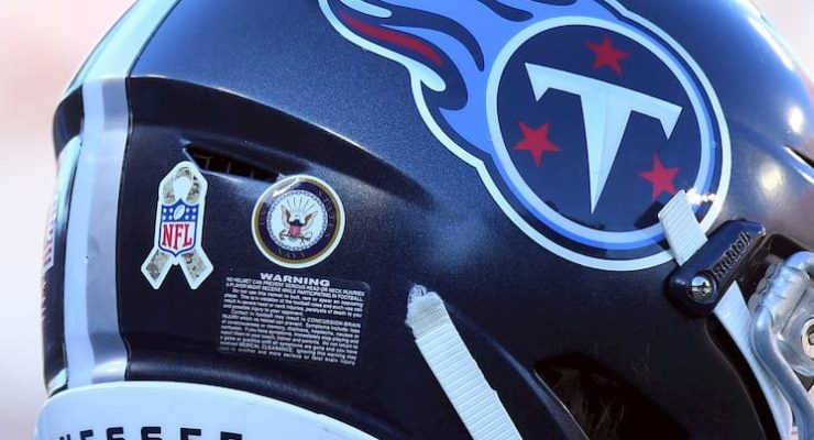 Tennessee Titans NFL helmet