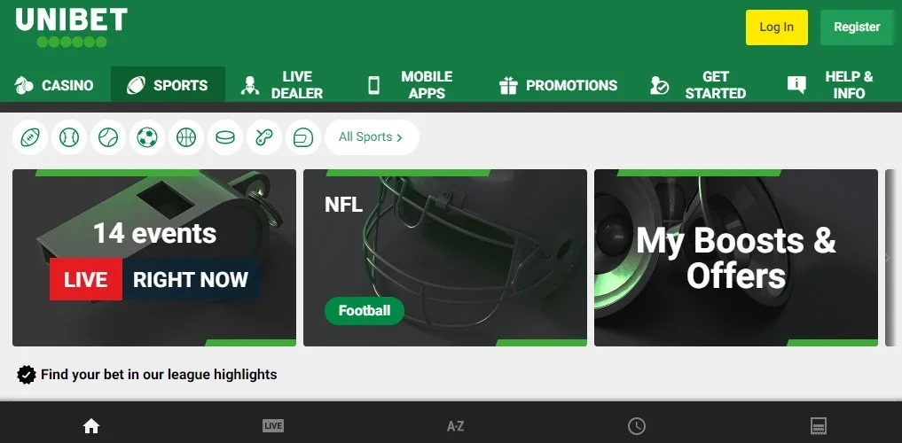 Unibet sportsbook