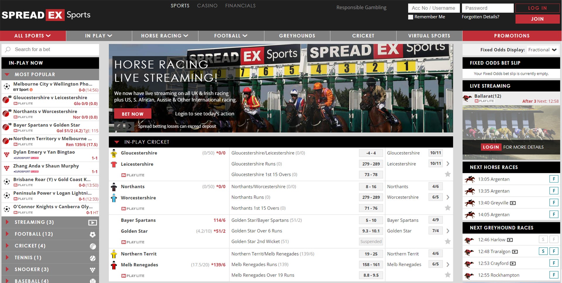 Spreadex Sports