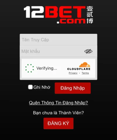 đăng nhập 12BET